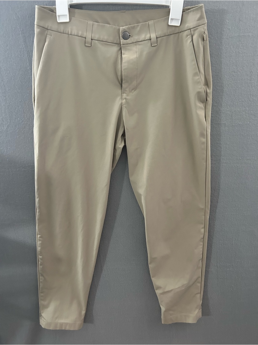 Lululemon ABC Pant Slim-Fit 31x28 Warpstreme Tan Khaki Men's